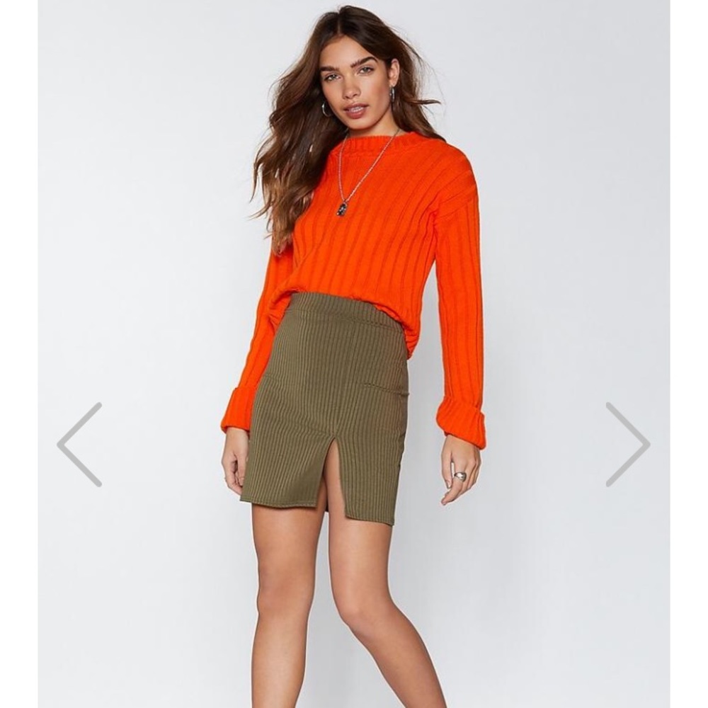 Khaki skirt